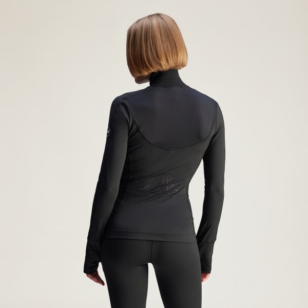 cerná Top adidas by Stella McCartney TruePurpose Training Midlayer