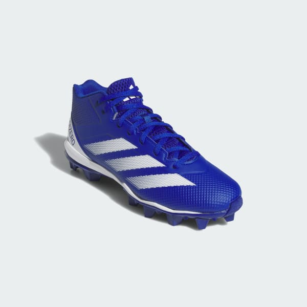 Blue Adizero Impact.2 Molded American Football Cleats