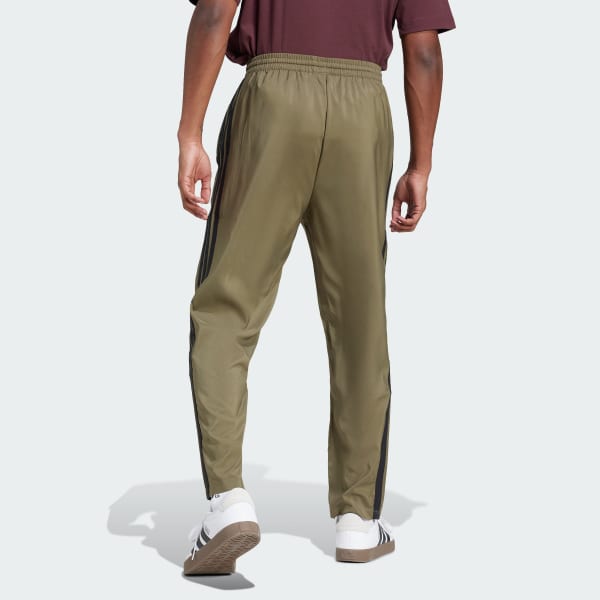 Verde Pantaloni Essentials 3-Stripes Stanford Open Hem