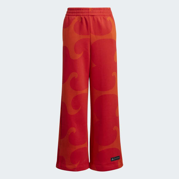 Adidas track pants orange sale