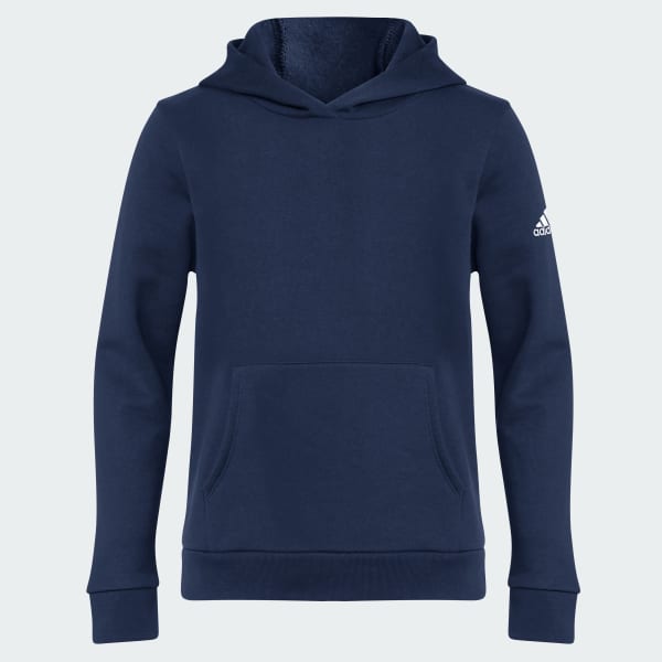 Bleu Sweat-shirt à capuche en molleton