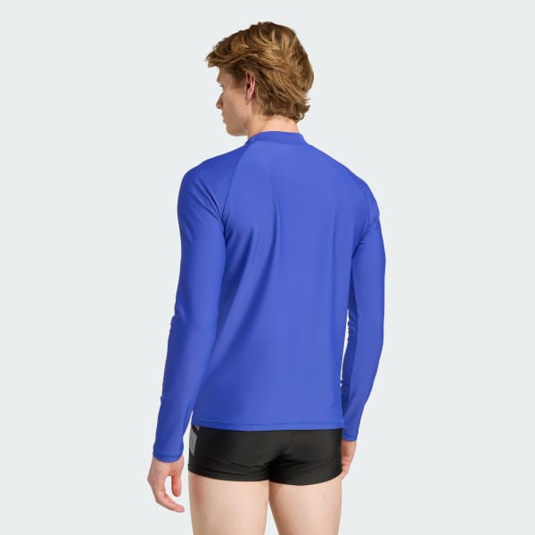Azul Rashguard Manga Longa