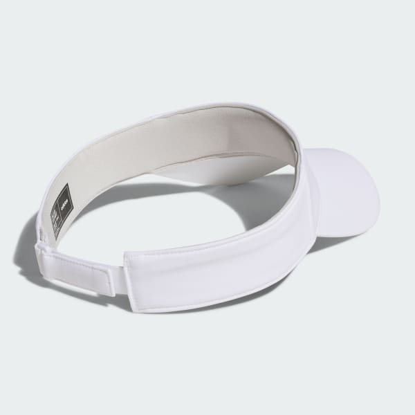 ホワイト 【ゴルフ】メタルバッジ バイザー