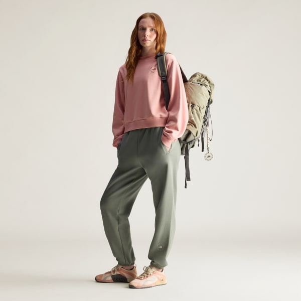 สีชมพู สเวตเตอร์ทรงเรกูลาร์ adidas by Stella McCartney