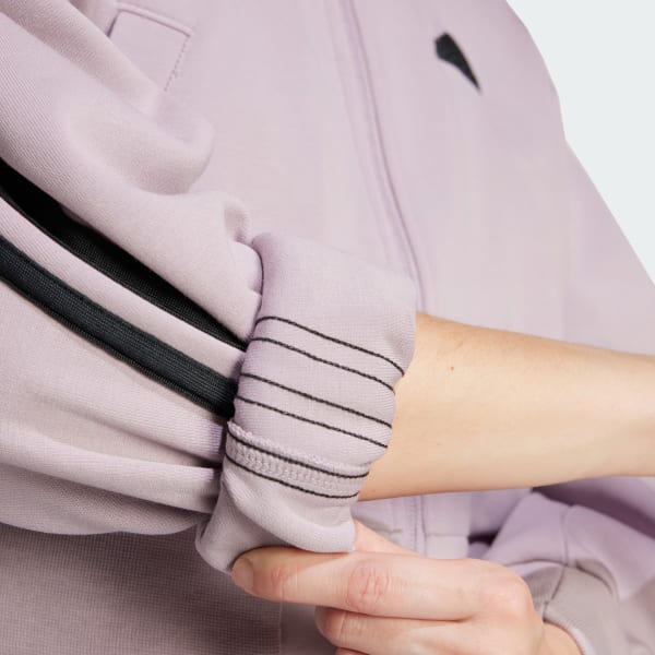 Adidas purple glow jacket cheap