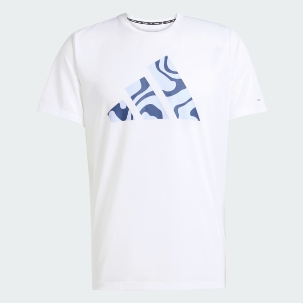 White Run It Brand Love Tee