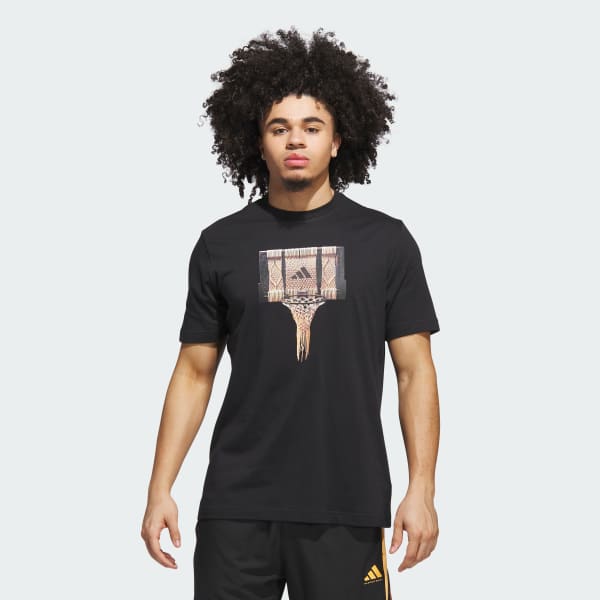 Noir T-shirt graphique Basketball Gallery