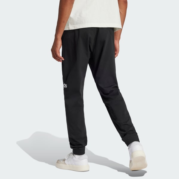 Black Essentials Linear Single Jersey Pants