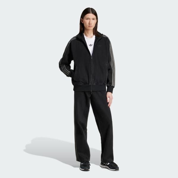 Black Adicolor Denim Firebird Pants