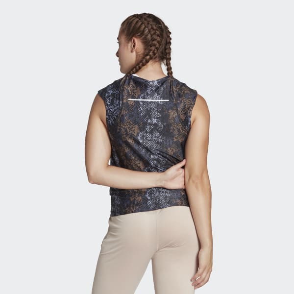 Schwarz Made With Parley Ocean Plastic Fast Running T-Shirt
