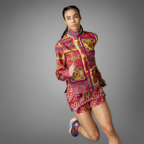 Rosa Chaqueta adizero x FARM