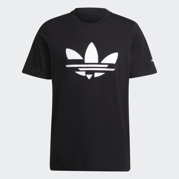 ADIDAS★3D POWER TOREFOIL TEE adidas originals 3d Trefoil Tee Casual Logo Round Neck Short