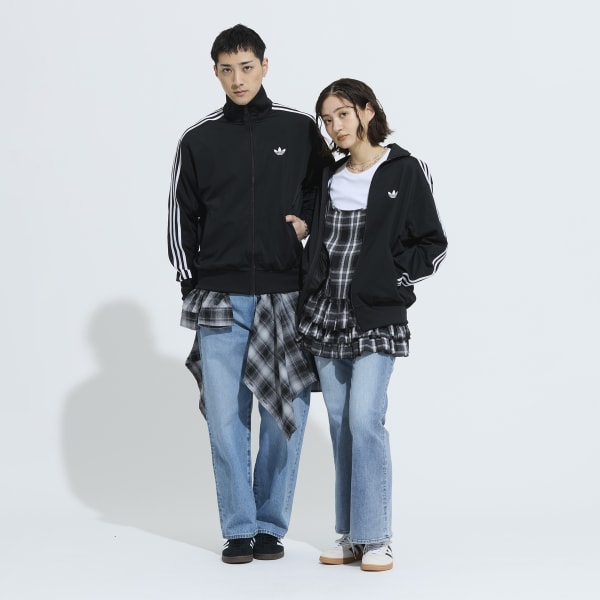 アディダス ファイヤーバード トラックトップ（ジャージ） - ブラック