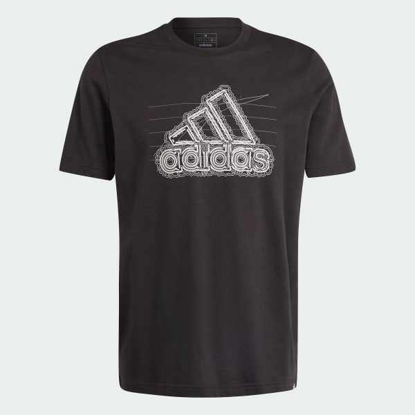 Black Growth Badge Graphic Tee