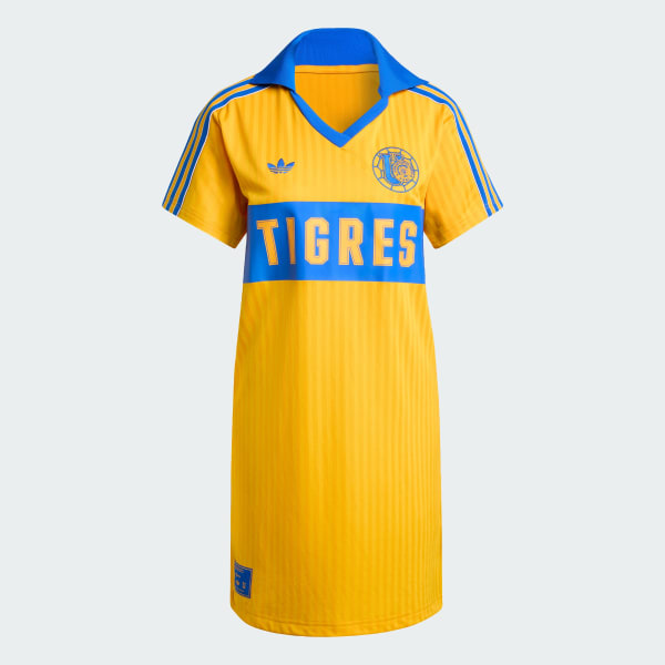 Amarillo Vestido Icons Tigres UANL