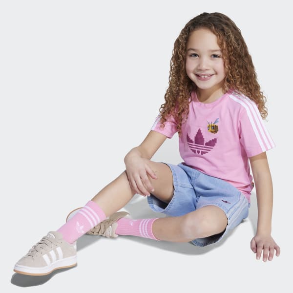 adidas Originals × Minecraft Tシャツ&ショーツセットアップ