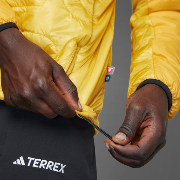 Amarillo CASACA CON CAPUCHA TERREX XPERIOR VARILITE PRIMALOFT