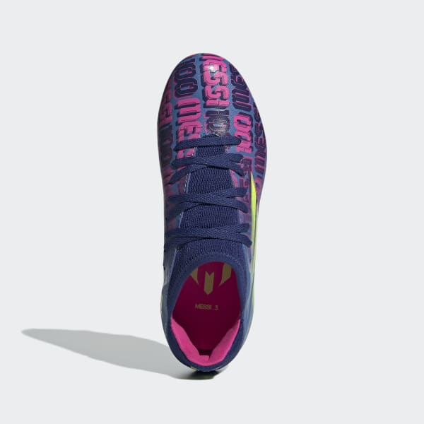 Blue X Speedflow Messi.3 Firm Ground Boots