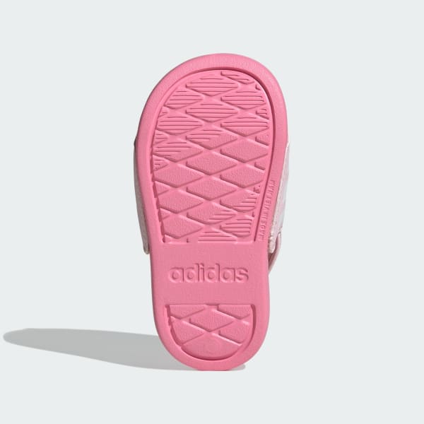 Rose Claquette Adilette Estrap Enfants