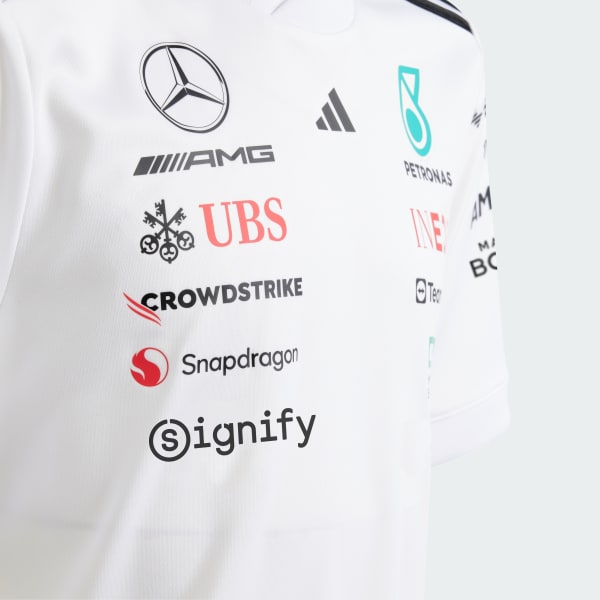 bílá DRES MERCEDES - AMG PETRONAS FORMULA ONE TEAM DRIVER