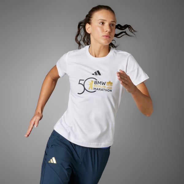 adidas BMW Berlin Marathon 2024 Logo Tee White adidas Finland