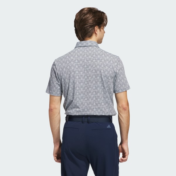 Blue Go-To Printed Stripe Polo Shirt