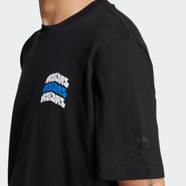 adidas Training Supply Street 3 Tee - Black | adidas Philippines