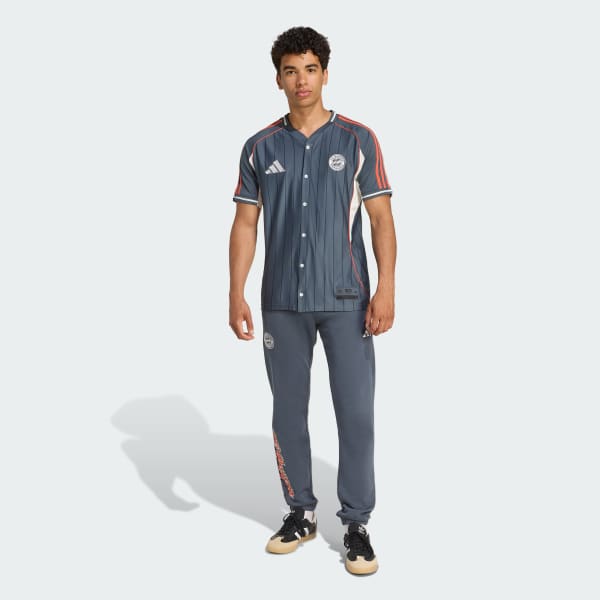 adidas FC Bayern US Pack Pants - Grey | Free Shipping with