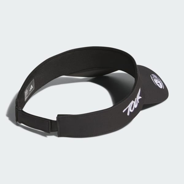 ブラック 【ゴルフ】サイドロゴ バイザー