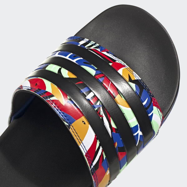 Adidas new arrivals slides multicolor