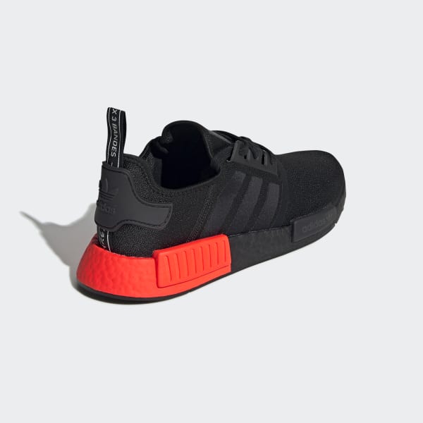 Nmd preto e best sale vermelho