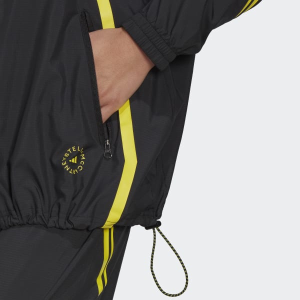 Schwarz adidas by Stella McCartney TruePace Woven Jacke