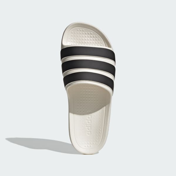 White Adilette Flow Slides