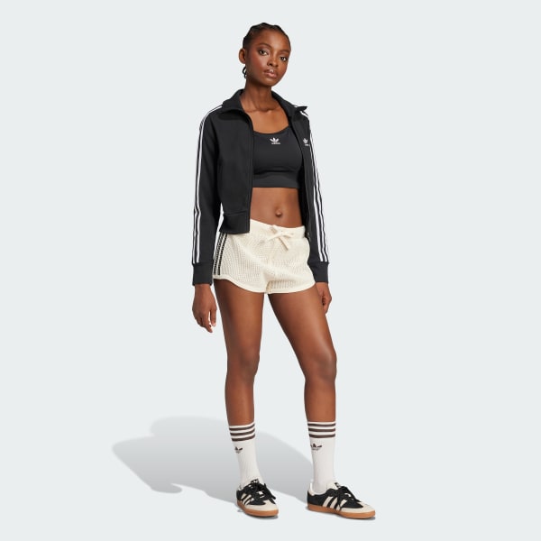 White Originals Premium Crochet Sprinter Shorts