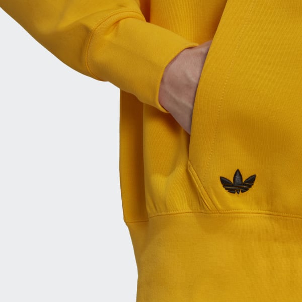 Sudadera mujer moda Adidas BOMBER OPEN Amarilla