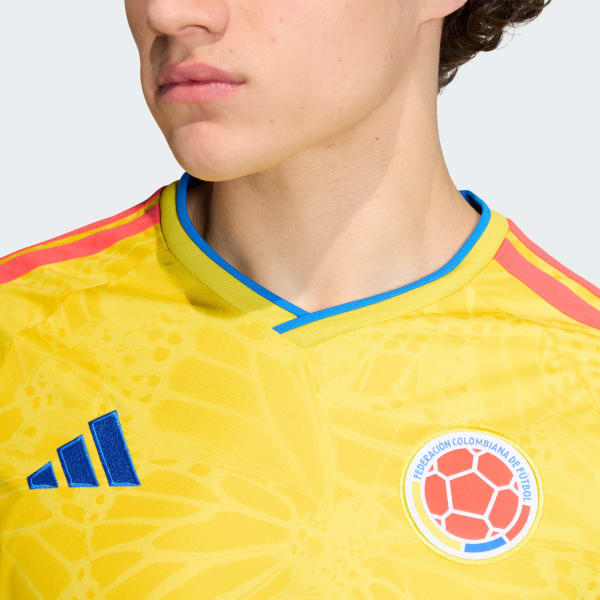 adidas Colombia 26 Home Long Sleeve Jersey - Yellow | Free