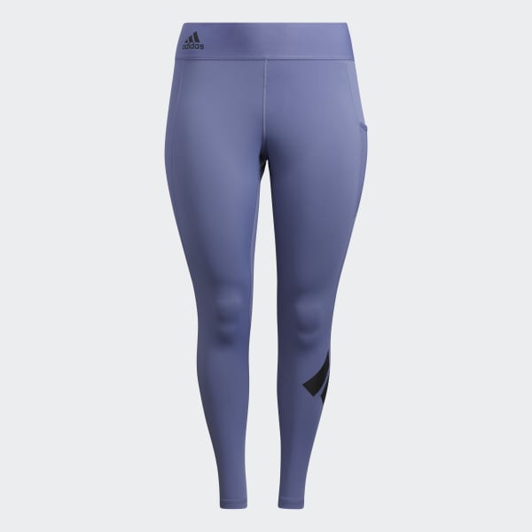 Viola Tight lunghi Techfit Logo (Taglie plus) BS819