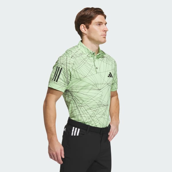 Green AEROREADY Short Sleeve Graphic Polo Shirt