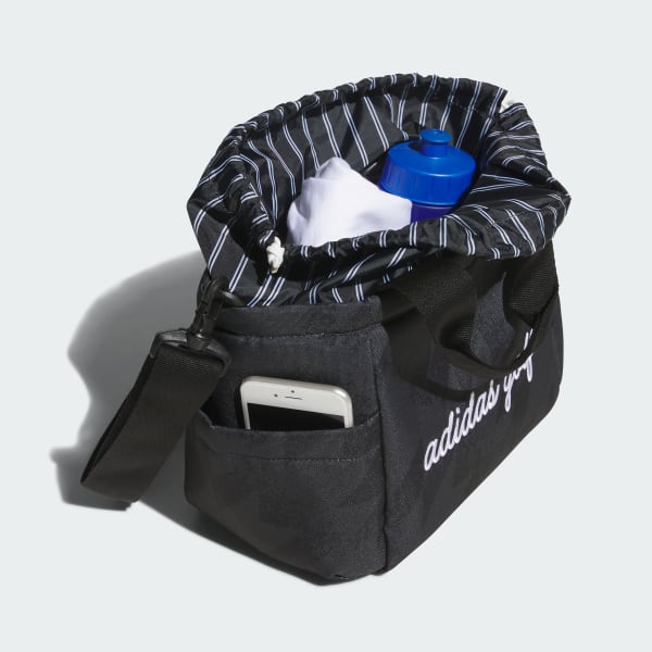 ブラック ユニセックス クーラーポケット付き グラフィック カートバッグ