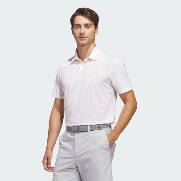 Orange ULTIMATE365 MESH PRINT CLIMACOOL POLO Shirt