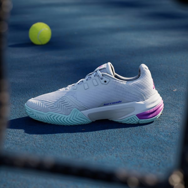 adidas Barricade 13 Tennis Sneakers - White | Free Shipping