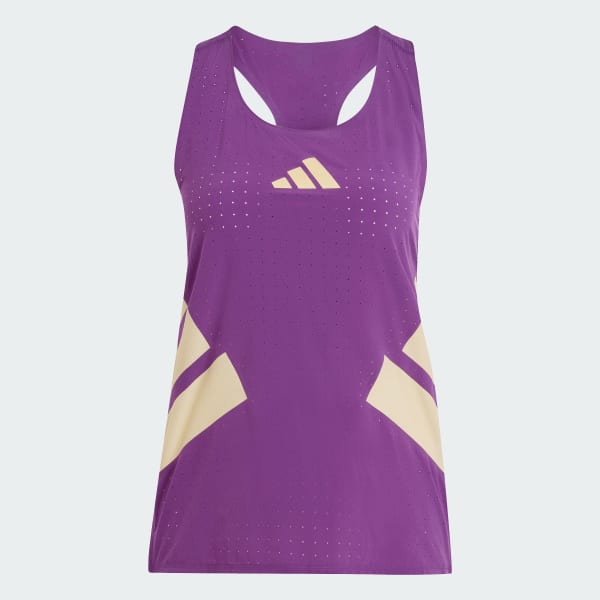 Violeta Camiseta sin mangas Adizero Road to Records