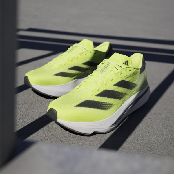 【adidas】ADIZERO SL2 ライトスパイク　メンズ　ネオンイエロー Adizero_Sl2_Running_Shoes_Gree