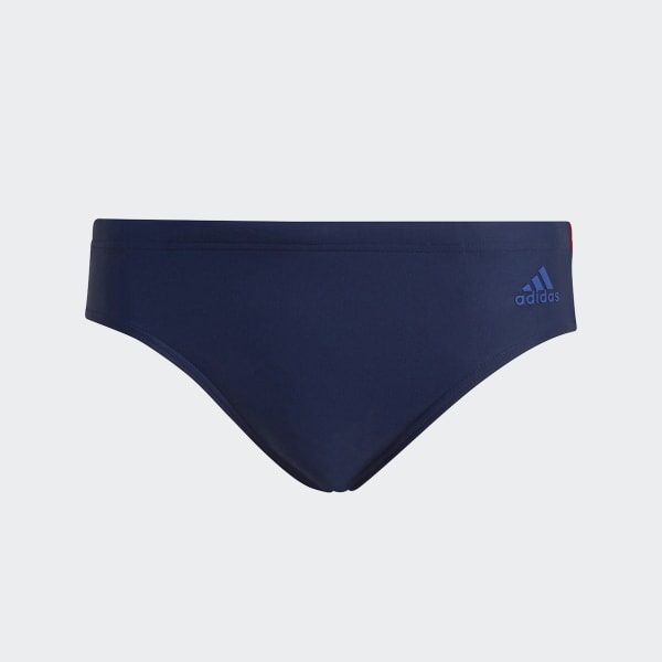 Blau Colorblock Badehose