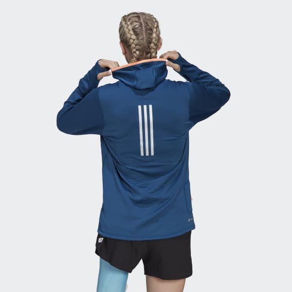 Blau X-City Flooce Running Hoodie