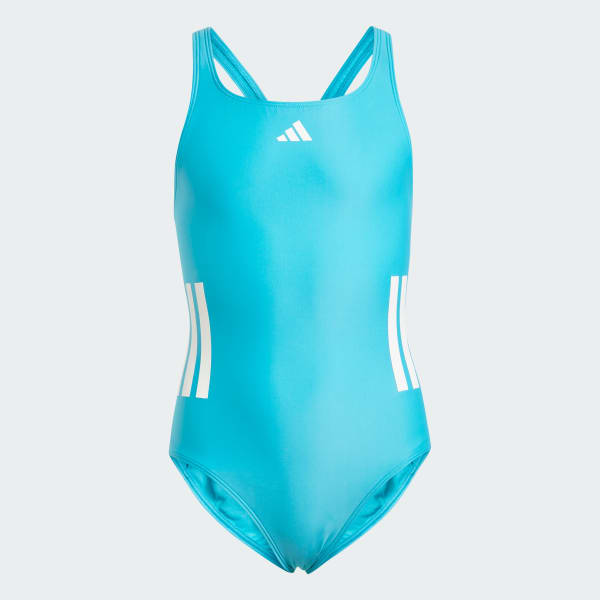 Turquesa Traje de Natación C-Back 3 Tiras Kids