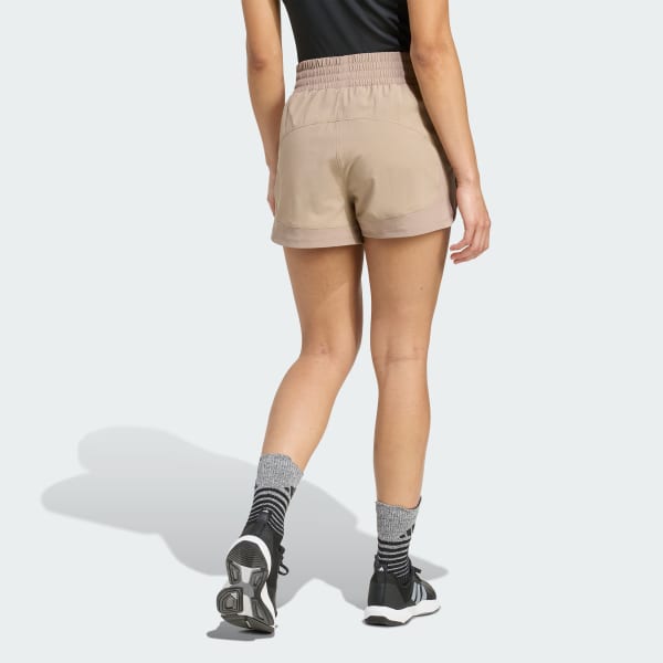 Marron Short Tejido Racer Pacer