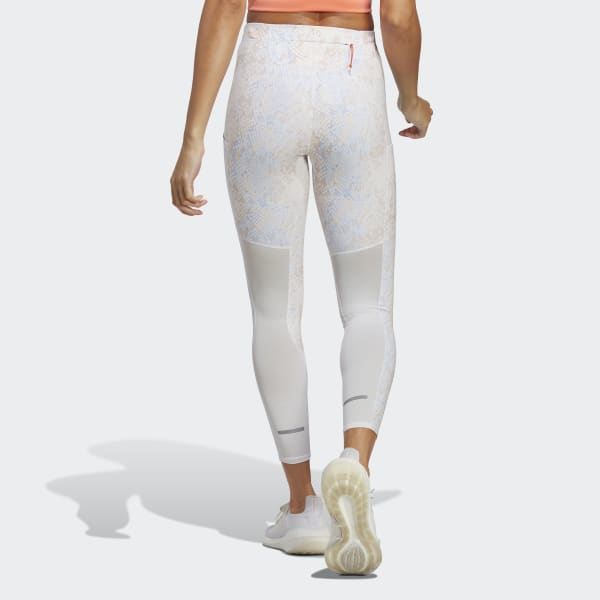 White FastImpact Seasonal Running 7/8 Leggings