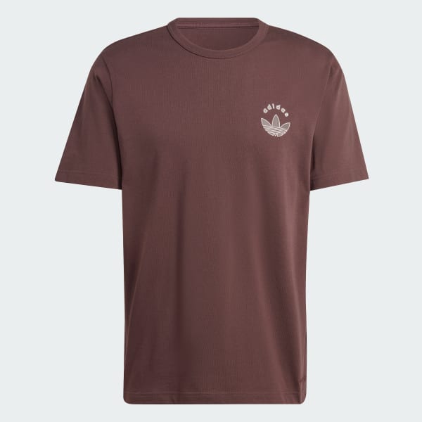Marrom Camiseta Estampada
