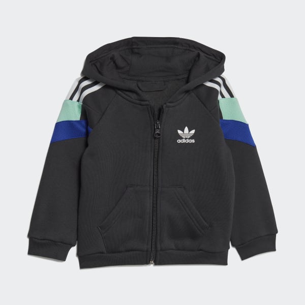 Grey adidas Rekive Hoodie Set